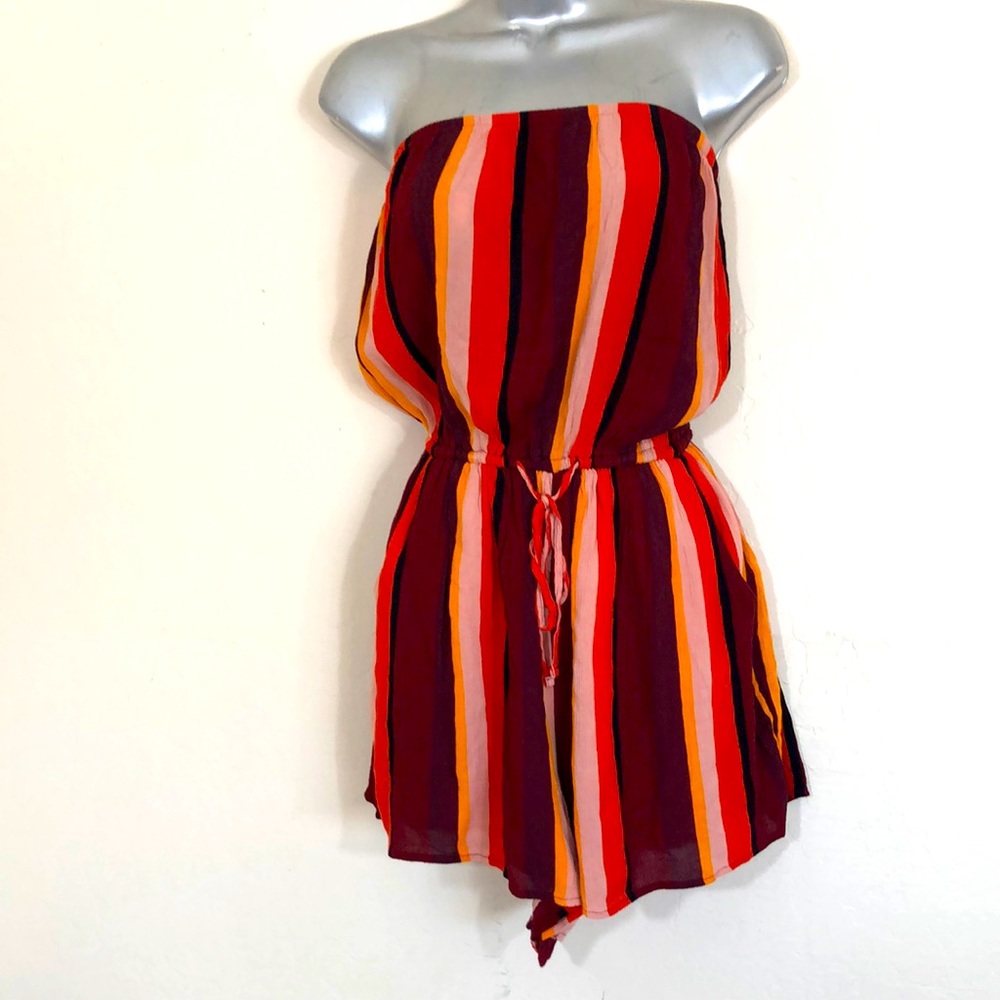 Hollister Multicolor Romper Size M.